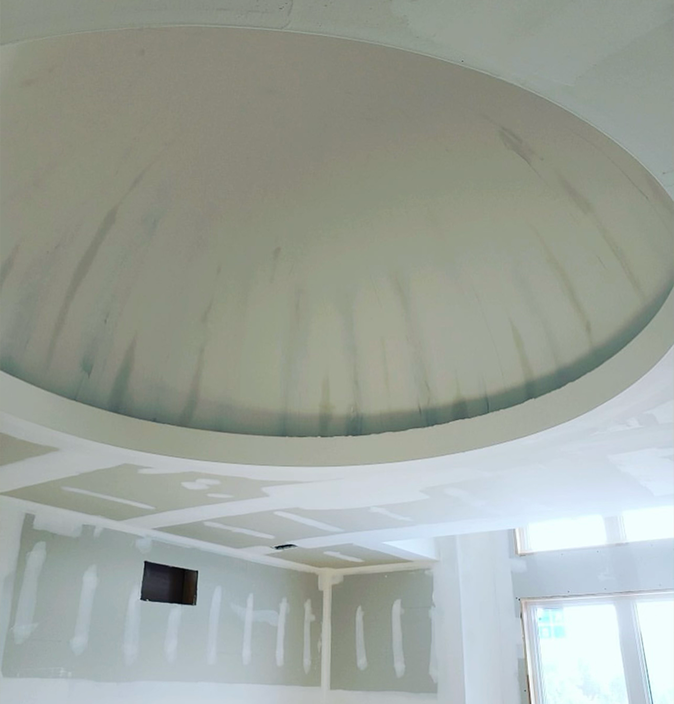 Finished drywall interior